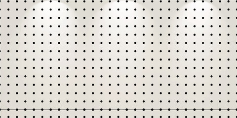 Metal Pegboard Wall &ndash; Industrial Tool Storage Background with Light Spots