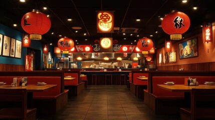 Asian Restaurant Interior Design