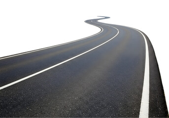 Winding Asphalt Road Journey Travel Destination Adventure Highway Curve Drive Trip Scenic Route Asphalt Road