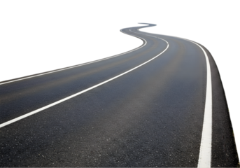 Winding Asphalt Road Journey Travel Destination Adventure Highway Curve Drive Trip Scenic Route Asphalt Road