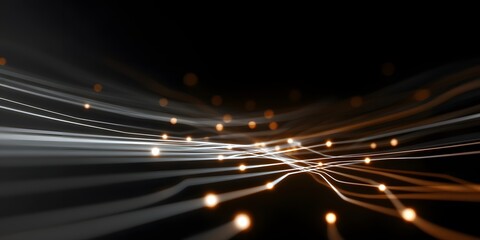 Fototapeta premium Abstract Technology Background Minimalist Circuit Lines Forming a Futuristic Shape