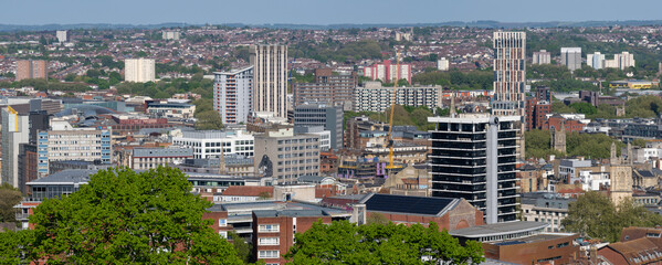 Panoramic image of Bristol Cityscape 