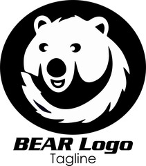 Modern professional grizzly bear logo for a sport team
Bear head outline silhouette cut out vector sticker with Simple Geometric Design of Bear Head and Bear head mascot vector for emblem design Masco