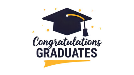 graduation cap with diploma vector