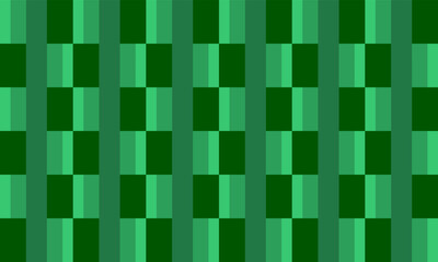green chessboard and strip pattern as seamless repeat style, replete image design for fabric printing