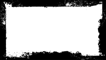 Abstract design grunge frame,. Grunge frame and border. Black and white grunge. Vector art
