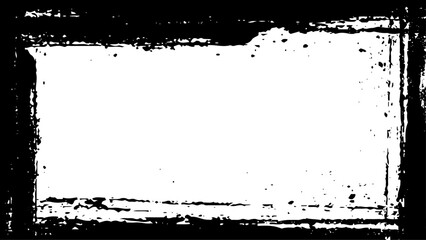 Grunge overlay frame. Grunge border frame stock illustration