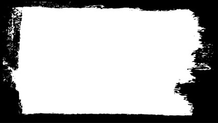 Grunge texture abstract black and white. Grunge border frame. 
