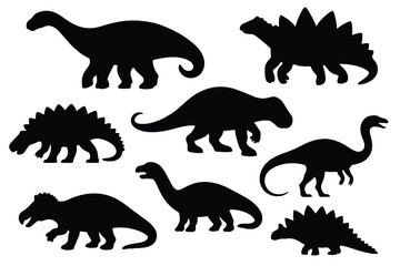 Dinosaur Silhouette T rex vector