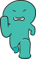 Illustration of man running
