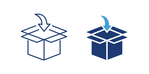 An open cardboard box, symbolizing unboxing or shipment received.