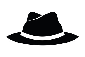 black hat vector illustration