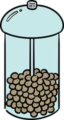 Illustration of pepper grinder
