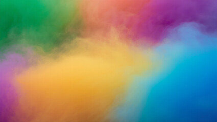 Abstract colorful smoke background rainbow hues blending vivid colors dreamy atmosphere