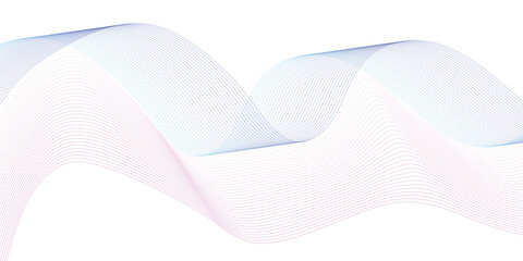 bstract wave element for design. Digital frequency track equalizer. Stylized line art background. Vector illustration. Wave with lines created using blend tool.