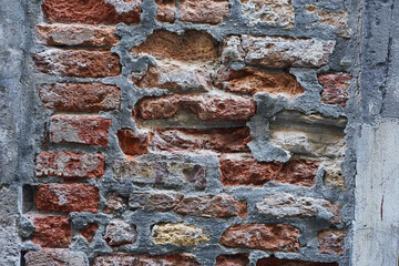 Venetian brick wall texture