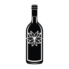 Wine bottle svg