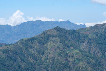 Terraced fields in Mt. Solis Atok Benguet, Philippines.