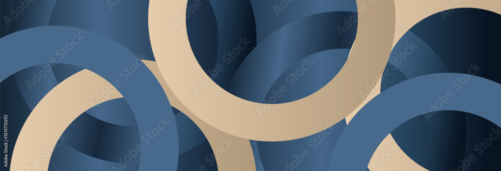 Aufkleber abstract circle shape overlay layer background. elegant gradient geometric shape element with shadow