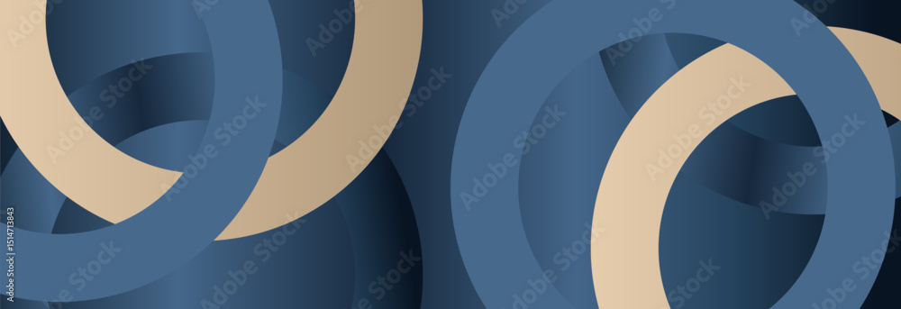 Aufkleber abstract circle shape overlay layer background. elegant gradient geometric shape element with shadow