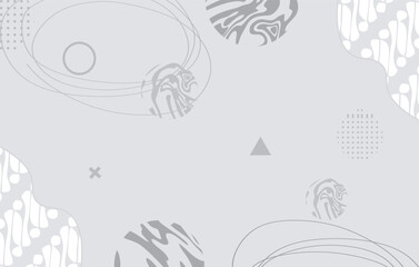 Subtle Gray Abstract Batik Elements
,vector illustration of an abstract background