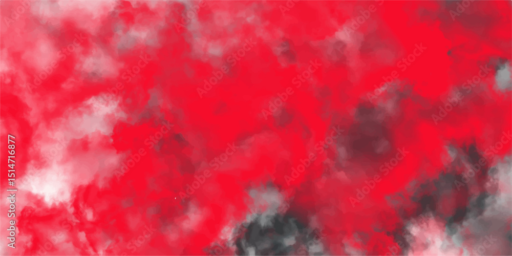 Poster abstract artistic rendering of dynamic red smoke and turbulent fluid forms