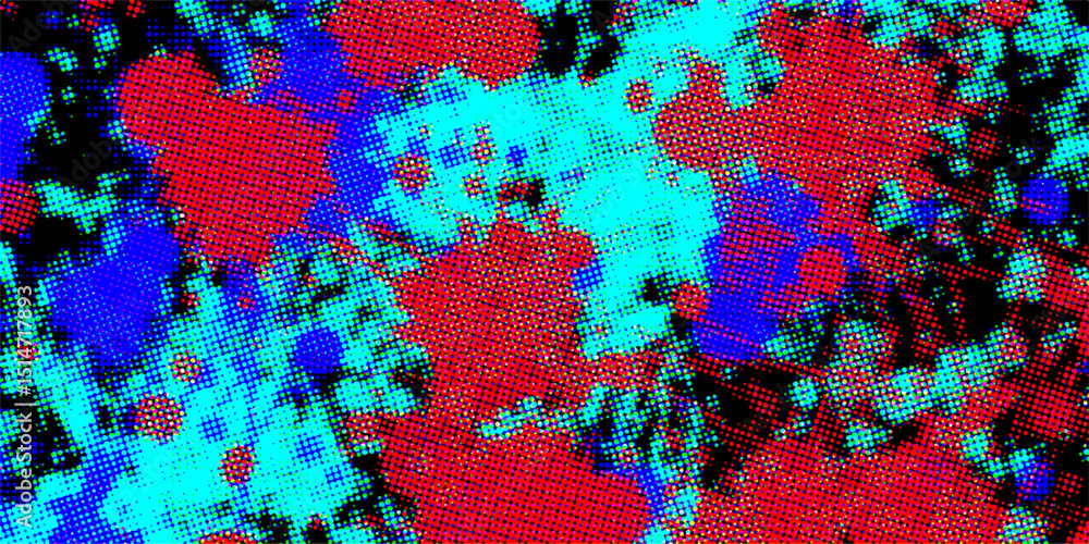 Poster abstract colorful pixelated background displaying a mosaic of colors and square shapes design