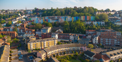 Panoramic Aerial Image Bristol Vibrant