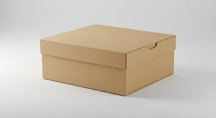 Kraft paper hamper box, square cardboard storage container with removable top