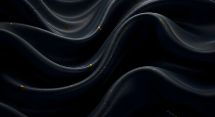 Obraz premium Elegant Abstract Dark Blue Fabric with Gold Specks