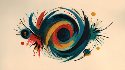 visual design for abstract art book | resonance of spirit | playful dynamism | contrasting spectrums | dynamic asymmetry | celestial glyphs | vibrational patterning | spontaneous linework | inner