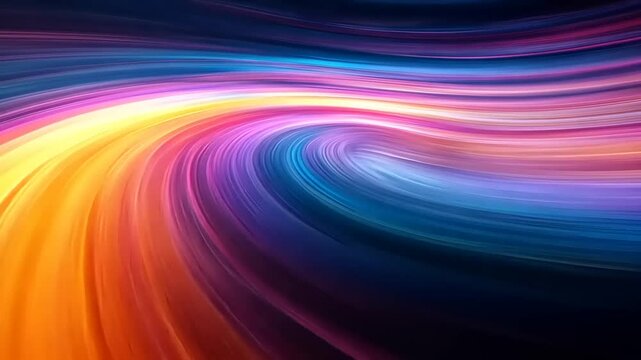 Colorful abstract light streaks creating a dynamic, energetic and modern background video