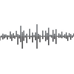 Sound music waves set. Audio technology musical pulse or sound charts. Equalizer play sound waves