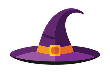 Witch Hat Halloween Printable Design on White Background 
