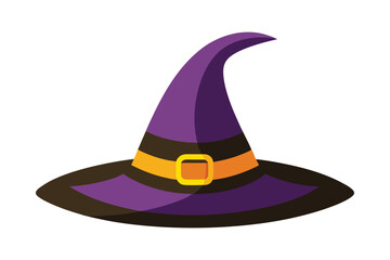 Witch Hat Halloween Printable Design on White Background 
