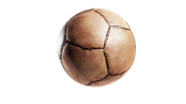 A volleyball in mid-air, ready to be spiked, Transparent background, PNG file