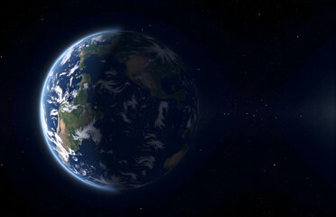 Fototapeta premium View of Earth from Space