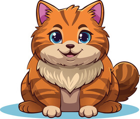Fototapeta premium Vector cat Illustration