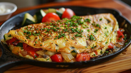 Light and Tasty Veggie Omelette for a Nutritious Meal