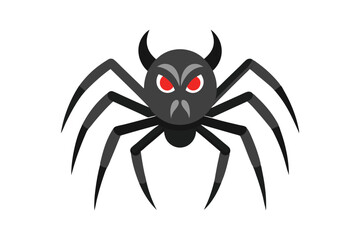  Spider Halloween on White Background
