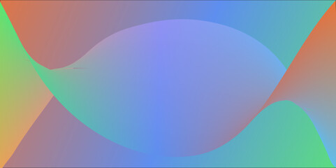 Abstract colourful background with rainbow design featuring soft, light waves and a futuristic gradient pattern