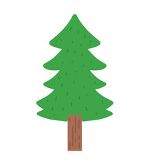 plant tree cartoon element. tropical forest, grass,