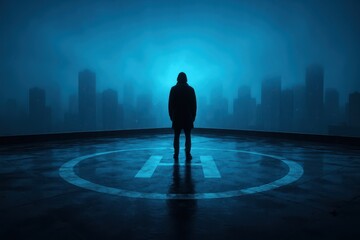 business man in the city