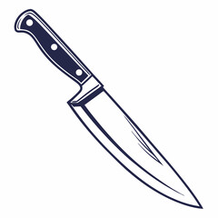 knife isolated on white background