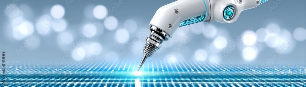 Poster biotech innovation in action micro tool assembly in a high-tech laboratory environment