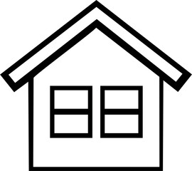 icon white home window.eps