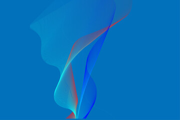 abstract blue background with waves