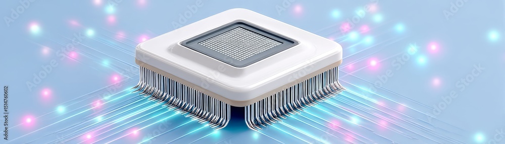 Poster advanced nanoscale mems tools close-up technology lab environment futuristic concept detailed imager