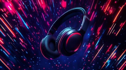 Gaming Headset with Glowing Lights