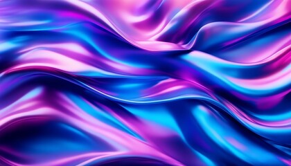 Fototapeta premium Abstract Colorful Swirling Liquid Texture Background Vibrant Purple, Pink, and Blue Hues